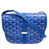 藍色 帆布 Belvedere PM 肩背包【GOYARD 高雅德】