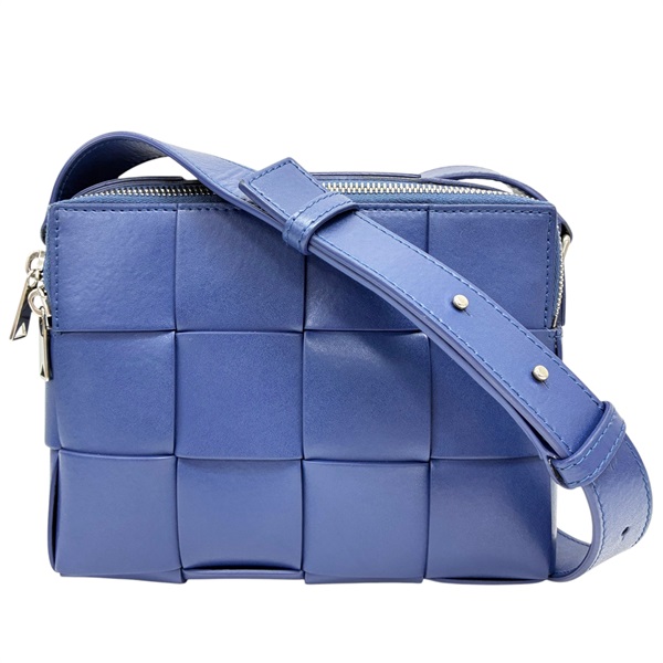 藍色 牛皮 Cassette 相機包 肩背包【BOTTEGA VENETA BV 寶緹嘉】 730027