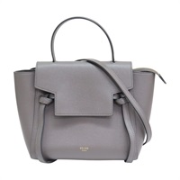 灰色 牛皮 Nano Belt Bag 肩背包 185003ZVA【CELINE 賽琳】 185003ZVA