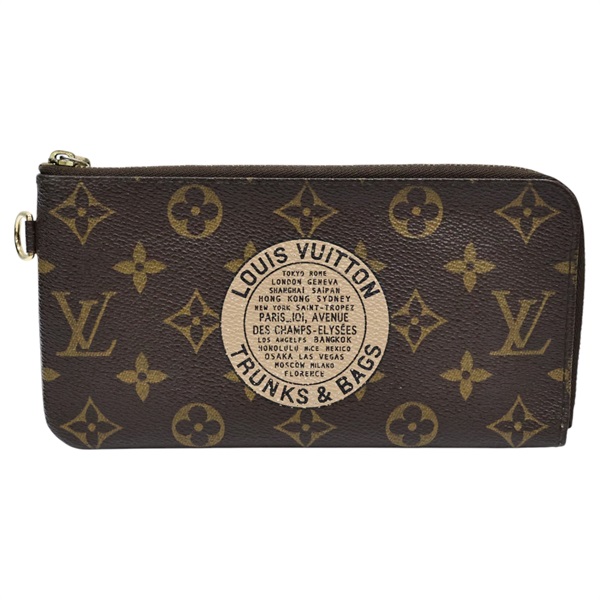 棕色 原花帆布 Portefeuille Complice 拉鍊長夾 【LOUIS VUITTON LV 路易威登】 M58024