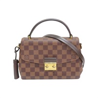 棕色 棋盤格帆布 Croisette 肩背包 N53000【LOUIS VUITTON LV 路易威登】 N53000
