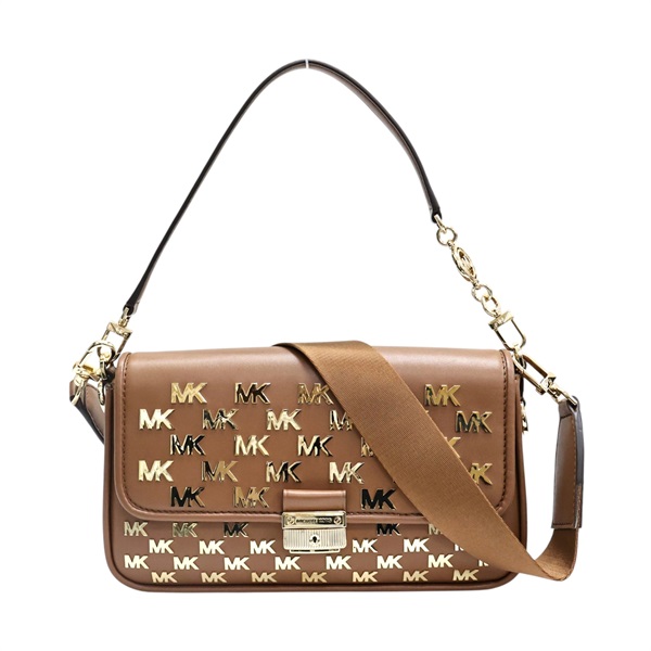 棕色牛皮 Bradsha 肩背包【MICHAEL KORS 麥可寇斯】 30T2G2BL1Y