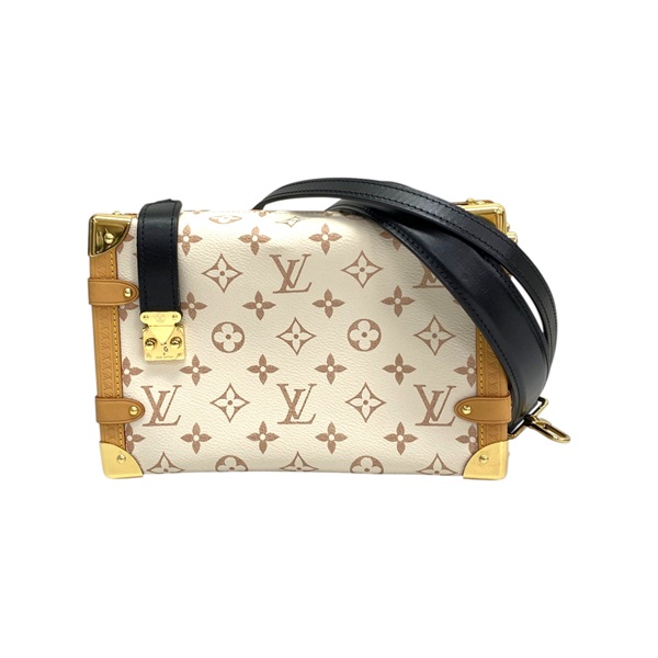 白色 原花壓牛皮 Side Trunk MM 肩背包 M46907【LOUIS VUITTON LV 路易威登】 M46907