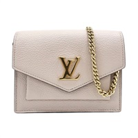 灰褐色 牛皮 Pochette MyLockMe MINI 肩背包【LOUIS VUITTON LV 路易威登】 M69204