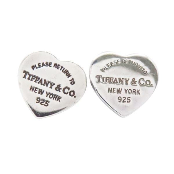 925純銀 愛心 Return to Heart 針式耳環【Tiffany & Co 蒂芬妮】