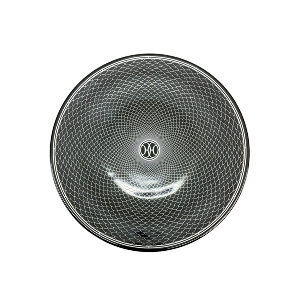 黑色 陶瓷 H Deco 展示盤 餐盤 【HERMES 愛馬仕】 P037063P