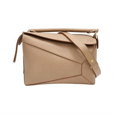 棕色 牛皮 Small Puzzle Edge 兩用包【LOEWE 羅威】 A510P60X30