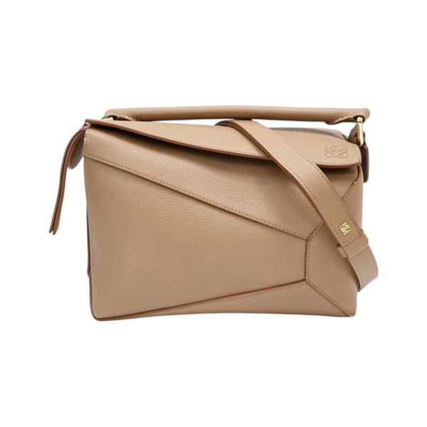 棕色 牛皮 Small Puzzle Edge 兩用包【LOEWE 羅威】 A510P60X30