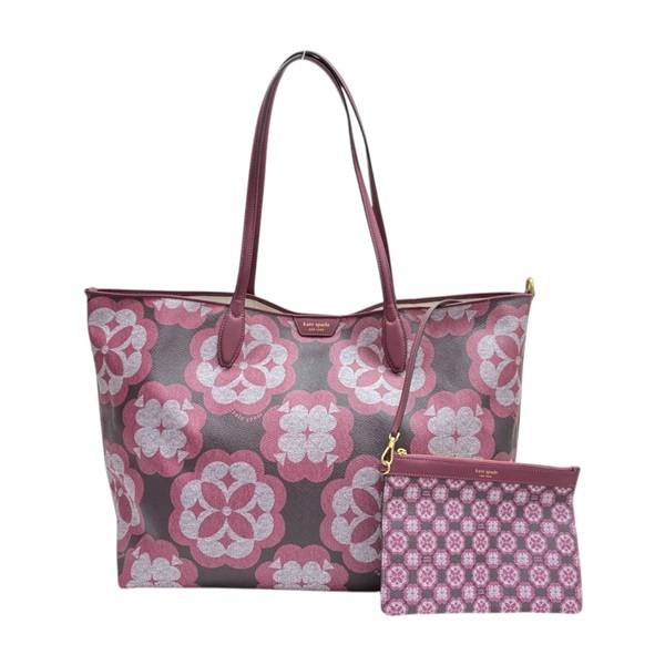 粉色帆布 Flower Tote 肩背包【Kate spade 凱特‧絲蓓紐約】