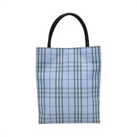 藍色 帆布 手提包【BURBERRY 巴寶莉】