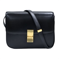 黑色 牛皮 Classic Box 肩背包【CELINE 賽琳】 189173DLS