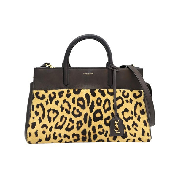 黑色牛皮 Cabas Rive Gauche 兩用包 436620【SAINT LAURENT YSL 聖羅蘭】 436620