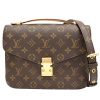 棕色 原花帆布 Pochette Metis 兩用包【LOUIS VUITTON LV 路易威登】 M44875