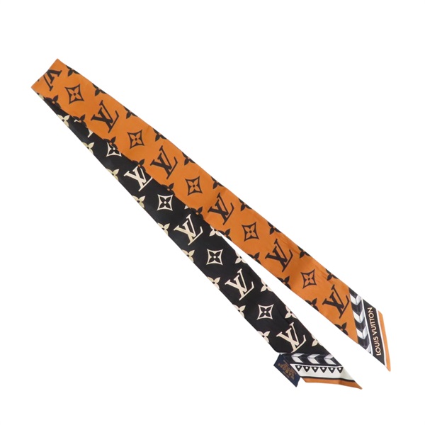 棕色 絲綢 絲巾 M76498【LOUIS VUITTON LV 路易威登】 M76498