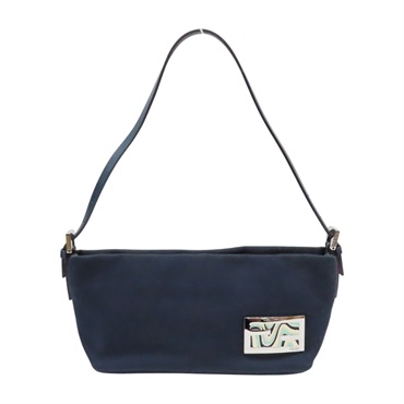 藍色 帆布 肩背包【FENDI 芬迪】