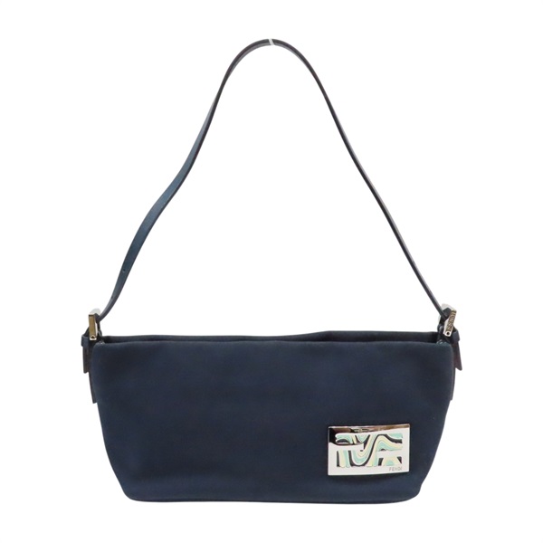 藍色 帆布 肩背包【FENDI 芬迪】
