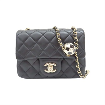 黑色 羊皮 COCO 17 金球 肩背包【CHANEL 香奈兒】 AS1786