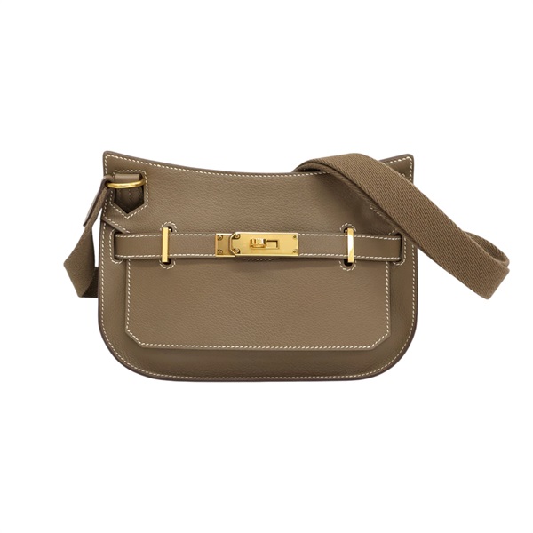 大象灰 Evercolor牛皮 Mini Jypsiere 肩背包 H084047CC W刻【HERMES 愛馬仕】 H084047CC