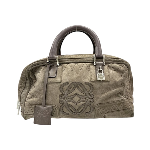 淺棕色 絨面革 Amazon 28 手提包【LOEWE 羅威】 311.45.001