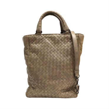 淺棕色 編織羊皮 兩用包【BOTTEGA VENETA BV 寶緹嘉】 200806