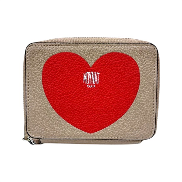 灰色 牛皮 零錢包【MOYNAT 摩奈】 RM2062