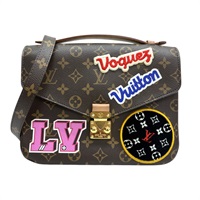 棕色 原花帆布 Patches Pochette Metis 兩用包【LOUIS VUITTON LV 路易威登】 M43991