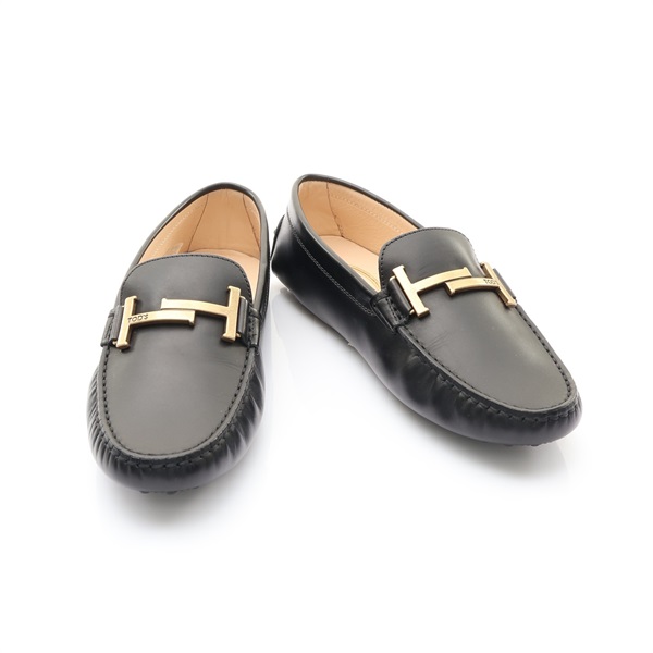 TOD'S 托德斯 Double T Driving 樂福鞋 #39 黑色 牛皮