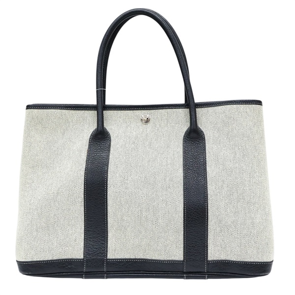 灰色 帆布 Bolduc Twilly Garden Party 36 手提包 (無編碼/限定)【HERMES 愛馬仕】定) H046900CK