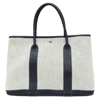 灰色 帆布 Bolduc Twilly Garden Party 36 手提包 (無編碼/限定)【HERMES 愛馬仕】定) H046900CK