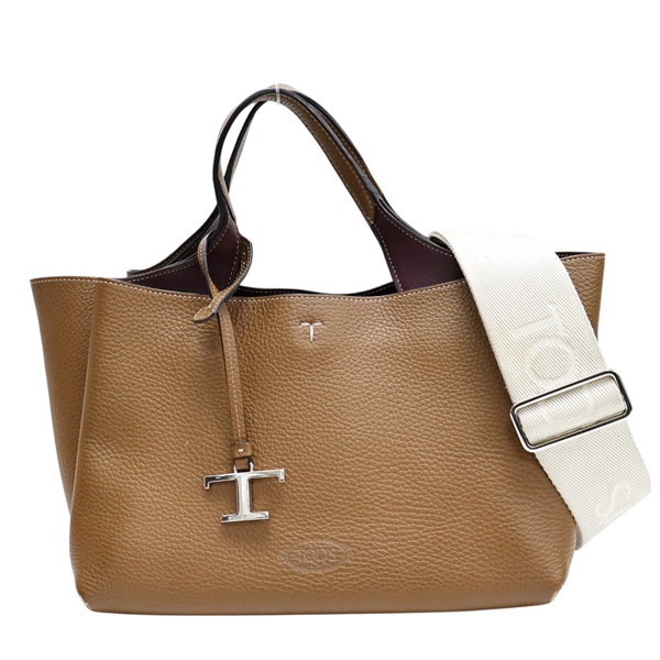 棕色 牛皮 T-Timeless 兩用包【TOD'S托德斯】 XBWAPAFL100QR