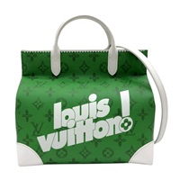 綠色 原花 帆布 Everyday Litter 兩用包【LOUIS VUITTON LV 路易威登】 M80815