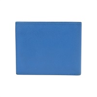 藍色 Ever color牛皮  MC2 Copernic 兩折短夾 H043013CA X刻【HERMES 愛馬仕】 H043013CA