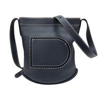 藍色 牛皮 Pin Daily 肩背包【DELVAUX 徳爾沃】 AA0551ATT0ADFPA