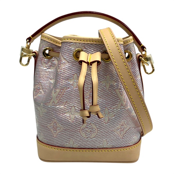 珍珠粉 原花 帆布 Nano Noe【LOUIS VUITTON LV 路易威登】 M82427