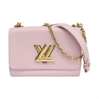 粉色 Epi水波紋牛皮 Twist MM 肩背包【LOUIS VUITTON LV 路易威登】