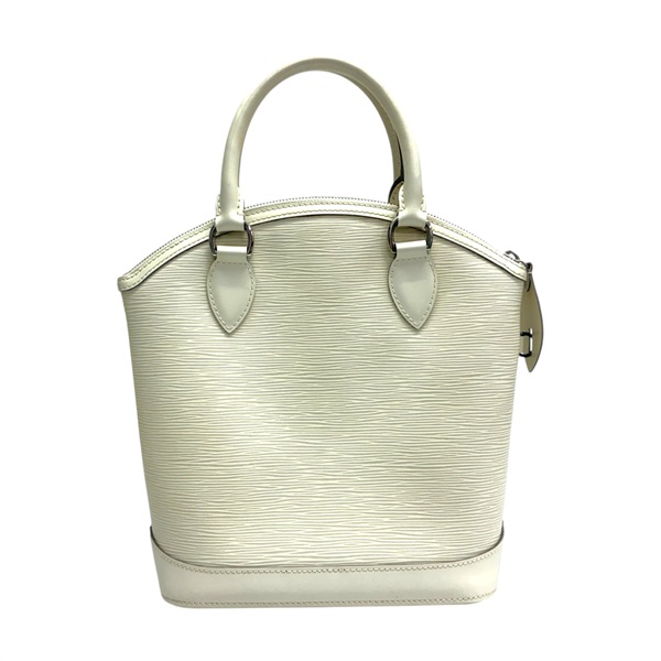 白色 EPI水波紋 牛皮 Lockit MM 手提包 (缺鎖頭組)【LOUIS VUITTON LV 路易威登】 M4229J
