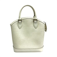 白色 EPI水波紋 牛皮 Lockit MM 手提包 (缺鎖頭組)【LOUIS VUITTON LV 路易威登】 M4229J