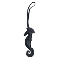 黑色羊皮 Sea Horse Charm 海馬 吊飾 B刻【HERMES 愛馬仕】