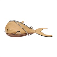 棕色 牛皮 Whale 肩背包【LOEWE 羅威】