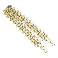 金/棕/藍色 牛皮 Strap you 背帶【LOEWE 羅威】