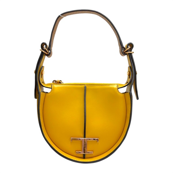 黃色 牛皮 T Timeless Mini Hobo 手提包【TODS 托德斯】