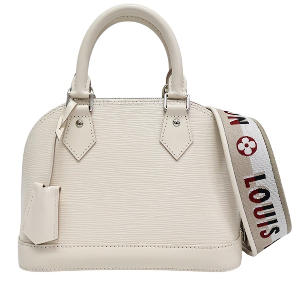 白色 EPI水波紋 Alma BB 肩背包【LOUIS VUITTON LV 路易威登】 M59217