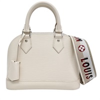 白色 EPI水波紋 Alma BB 肩背包【LOUIS VUITTON LV 路易威登】 M59217