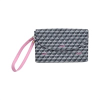 灰色 PVC塗層帆布 Faurever Envelope 手拿包【Faure Le Page 馥瑞樂爵】