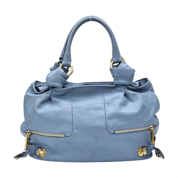 藍色牛皮 PRAKER 手提包【MARC JACOBS 馬克·雅各布斯】