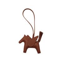 棕色羊皮 Rodeo Pegase PM 飛馬 吊飾 W刻【HERMES 愛馬仕】