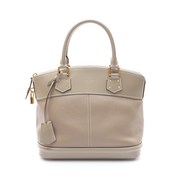 灰色 Suhali山羊皮 Lockit PM 手提包【LOUIS VUITTON LV 路易威登】 M91790