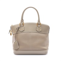 灰色 Suhali山羊皮 Lockit PM 手提包【LOUIS VUITTON LV 路易威登】 M91790