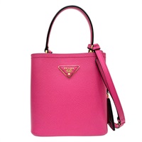 粉色 Saffiano 牛皮 Panier 兩用包【PRADA 普拉達】 1BA217