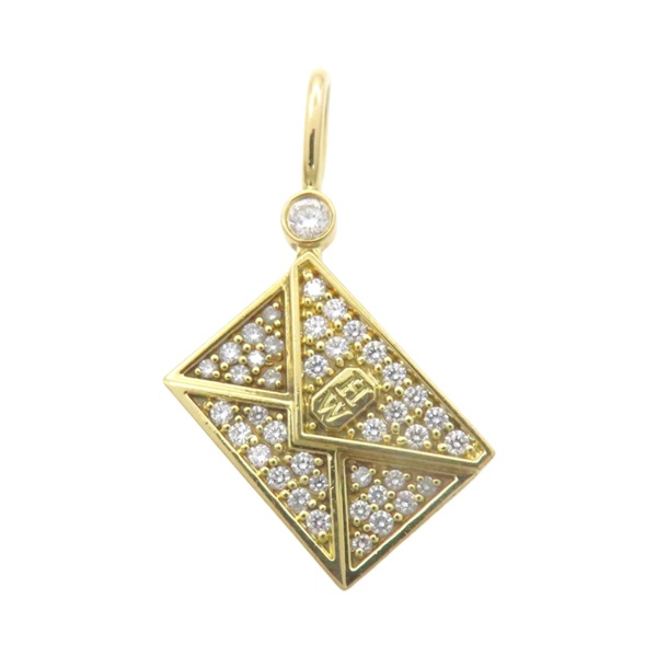 18K黃金 鑽石 With Love Charm 墜飾【HARRY WINSTON 哈里·溫斯頓】 CMDYRDPAWLV
